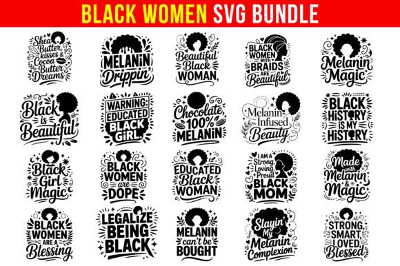 20 Black Women SVG Bundle Review for Real Embroidery Projects