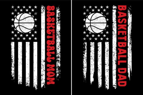 Basketball Mom. Basketball Dad Design Graphics and Crafts
