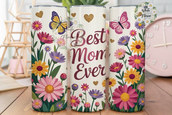 Best Mom Ever Tumbler PNG: A Versatile Graphic Design Asset for Bloggers and Content Creators