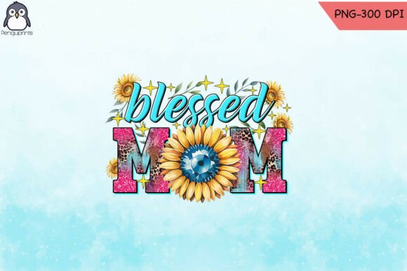 Blessed Mom Sublimation Christian PNG: A Versatile Graphic Design Asset for Crafts