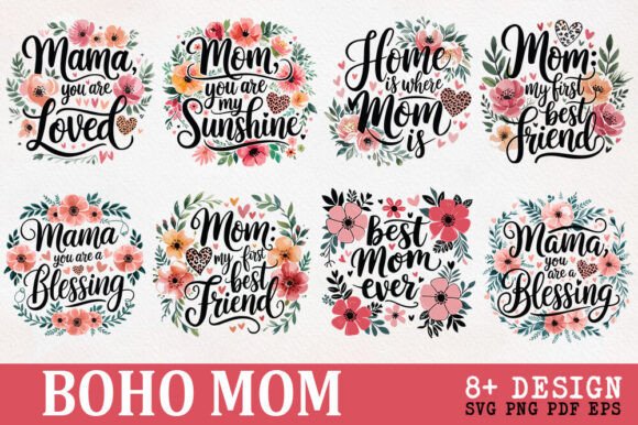 Boho Mom Sublimation Mother’s Day Bundle Review
