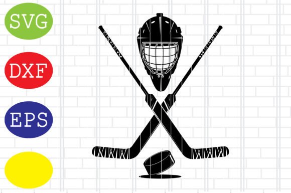 Crossed Goalie Sticks SVG: A Dynamic Graphic for Crafts and Marketing