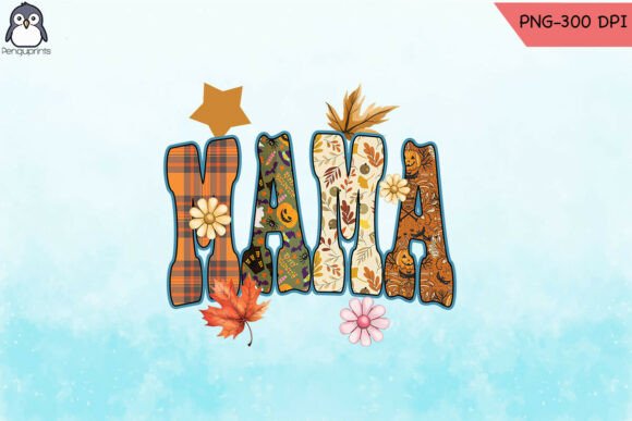 Halloween Mom Autumn Sublimation PNG for Creative Branding and Crafts