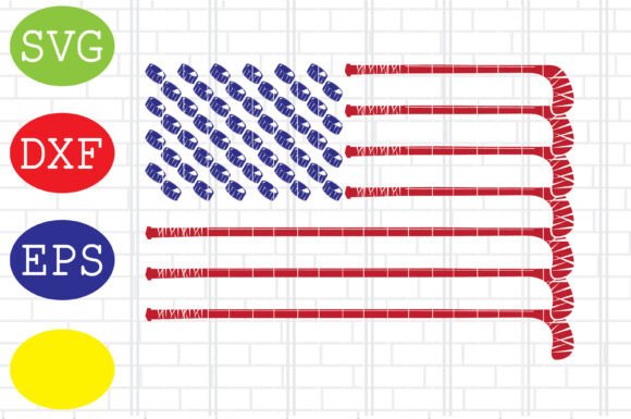 Hockey American Flag Svg: A Versatile Graphic Design Asset for Crafts and Local Business Branding
