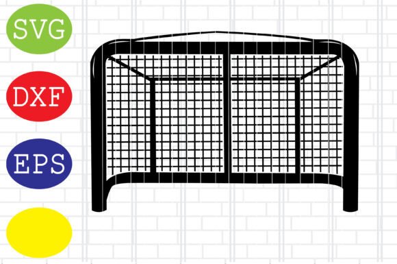 Hockey Net Vector SVG Files: A Versatile Graphic Design Asset for Crafts and Local Business Branding