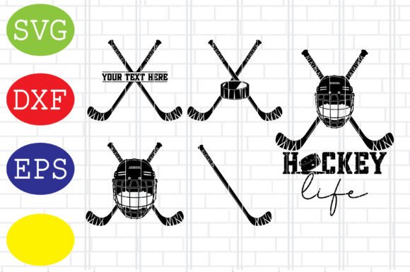 Hockey Sticks SVG: A Versatile Graphic Design Asset for Crafters