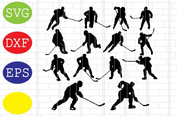 Ice Hockey Player Svg: A Solid Design for Winter Sport Embroidery Projects