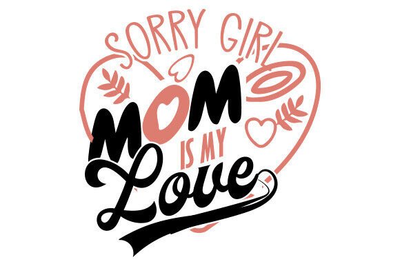 MOM is My Valentine PNG Laser Cut File: A Graphic Design Asset for Crafts and Branding