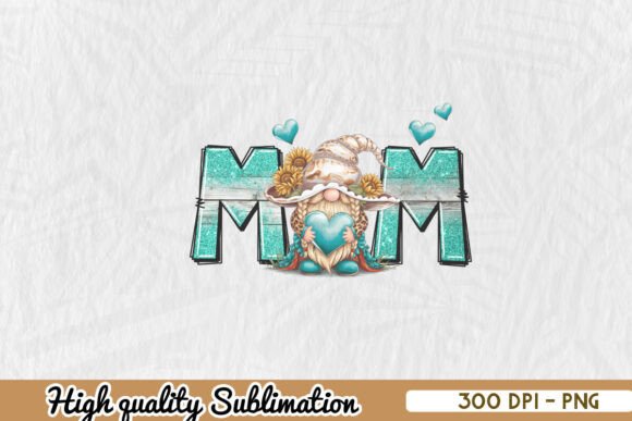 Mom with Gnome Sublimation PNG Review: A Heartfelt Design for Real Projects