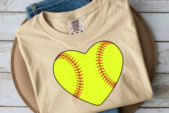 Softball Heart SVG: A Versatile Design for Real Embroidery Projects