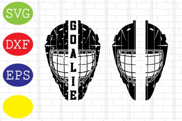 Split Goalie Mask SVG: A Powerful Graphic Design Asset for Crafts and Marketing